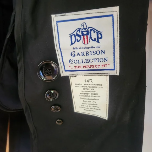 NWT DSCP Garrison Collection Trench Coat - Picture 10 of 15